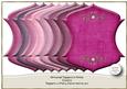 8 Ornated Toppers in Pinks - Cu4cu