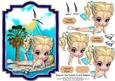 Day at the Beach Card Topper 1
