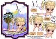 Day at the Beach Card Topper 2