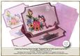 Colorful Pansy Rectangle Topped Pyramid Easel Card Kit
