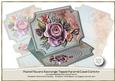 Pastel Flowers Rectangle Topped Pyramid Easel Card Kit