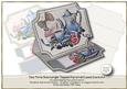 Tea Time Rectangle Topped Pyramid Easel Card Kit