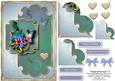 Majestic Pansy Corner Stacker Topper 2