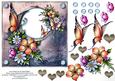 Butterflies on Grunge Card Topper 2