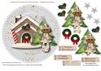 Paper Plate Country Christmas Series - Gingerbread Tangle