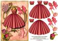 1950's Fashion Plate Card Topper 3
