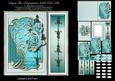 Aqua Chic Asymmetric Fold Card Kit