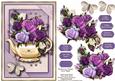 Flowers in a Teapot Card Topper 1