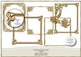 5 Art Nouveau Frames Set 5 - Cu4cu