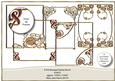 5 Art Nouveau Frames Set 6 - Cu4cu