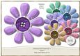 6 Designer Rsource Button Flet Flowers Kit 1