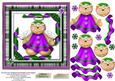Christmas Gingerbread Angel Card Topper 2