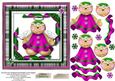 Christmas Gingerbread Angel Card Topper 3