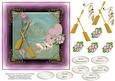 Romance of the Swans Card Topper 1