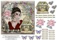 Vintage a Thing of Beauty Card Topper 1