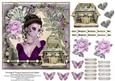Vintage a Thing of Beauty Card Topper 2