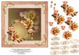Fanciful English Roses Card Topper 2