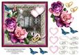 Romantic Fantasy Roses Card Topper 1