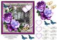 Romantic Fantasy Roses Card Topper 2