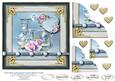 Frosty Blue Arrangement Corner Stacker Topper 1