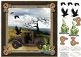 Black Birds & Truck Card Topper 1