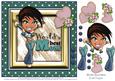 World's Best Mom Card Topper