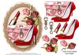 Tulips, Purse & Shoes Card Topper 2
