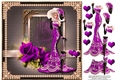 Victorian Gowned Lady Card Topper 2