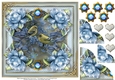 Gold Finch Corner Stacker Card Topper 1