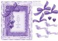 Lace & Best Wishes Purple Topper