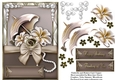 Umbrella and Flowers Card Topper 3