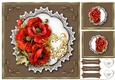 Poppy Floral Card Topper 2