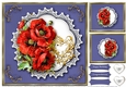 Poppy Floral Card Topper 3