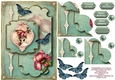 Teal Butterflies Corner Stacker 2