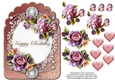 Black Berries & Butterflies Card Topper 3