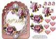 Black Berries & Butterflies Card Topper 4