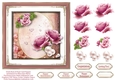Dusty Rose & Pearls Card Topper