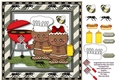 Gingerbread Picnic Card Topper