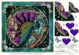 Fan-Dangle Peacock Fantasy Card Topper