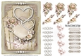 Pearls, Roses, & Diamonds Card Topper 2