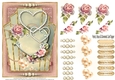 Pearls, Roses, & Diamonds Card Topper 3