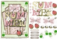 Summer Watermellon Lady Bug Card Topper