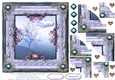 Tree on the Hillside Double Corner Stacker Card Topper 3