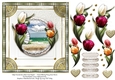 Tulip Framed Sea Shore Card Topper