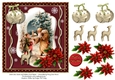 Yester-Year Santa & Children Card Topper