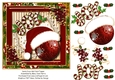 Santa Disco Ball Card Topper 2