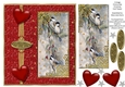 Vintage Chick-a-Dee Christmas Card Topper