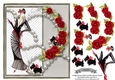 Vintage Fashion Plate & Scottie Dog