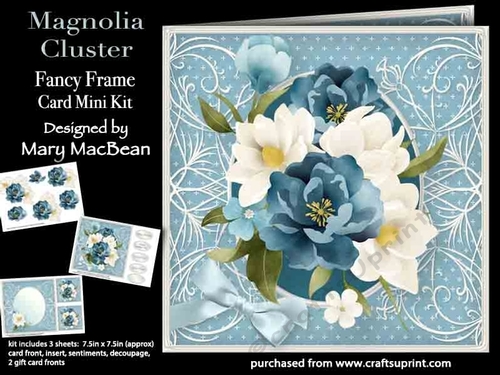 Magnolia Cluster - Fancy Frame Card Mini Kit