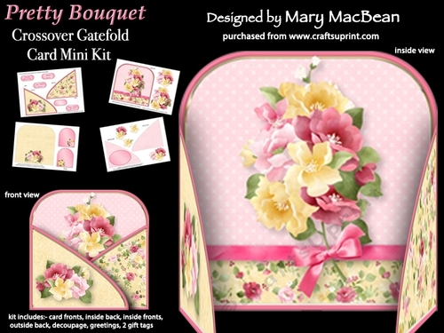Pretty Bouquet - Crossover Gatefold Card Mini Kit
